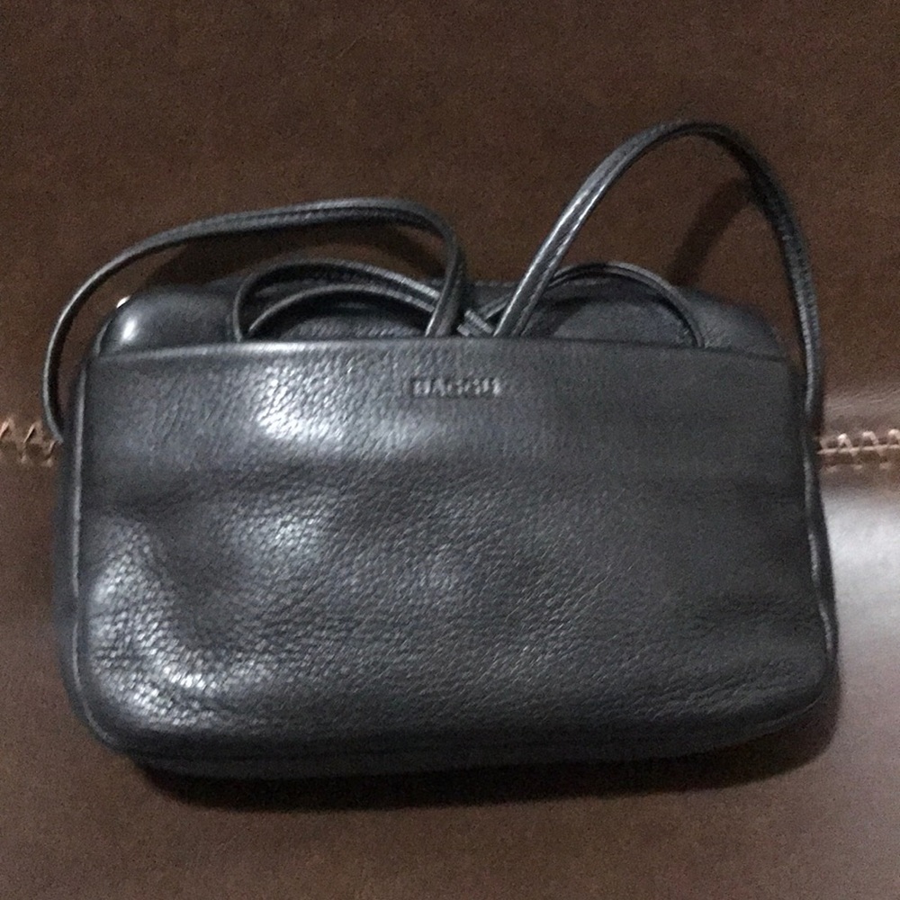 Baggu Crossbody LeatherBlack Purse